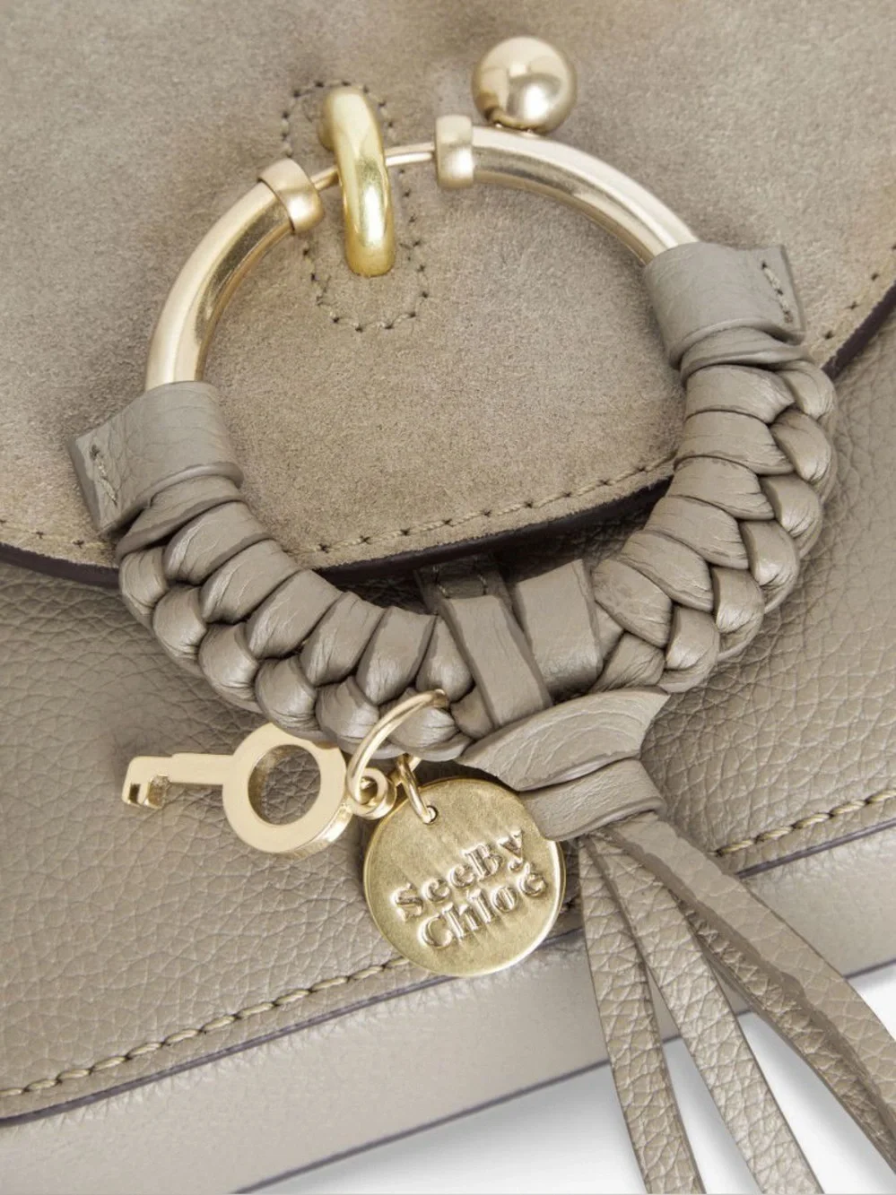 Chloé Joan Small Leather & Suede Crossbody Bag